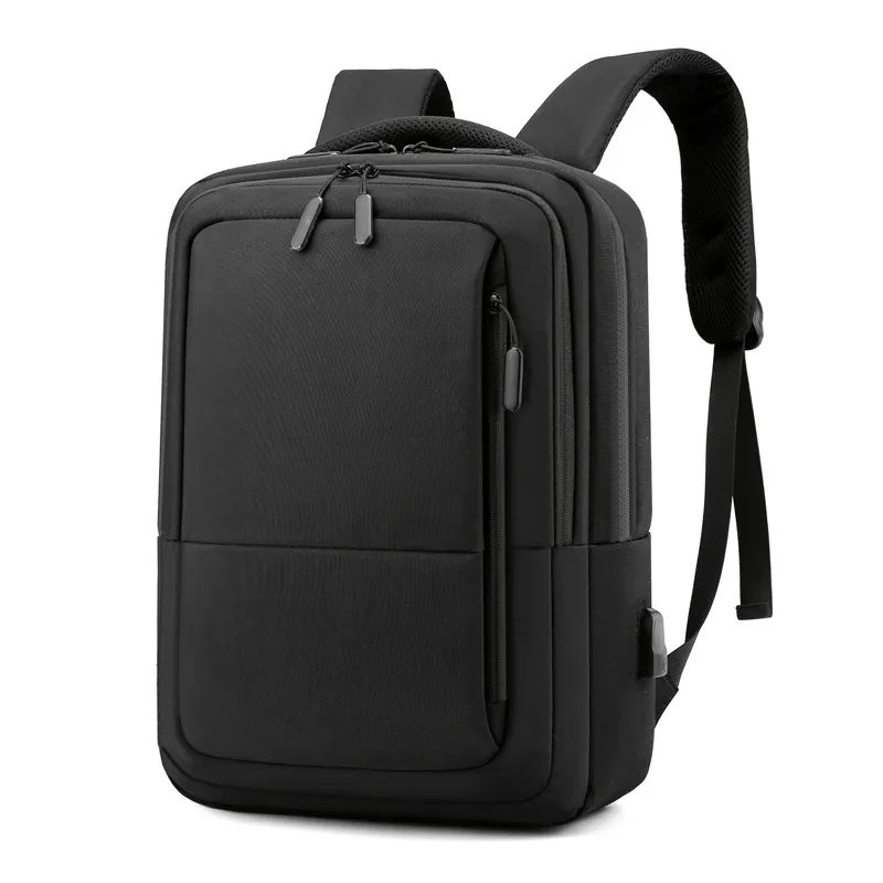Multi-Layered Nylon Splash-Proof Computer Backpack Travel Luggage Dry-Wet Shoulder Bag