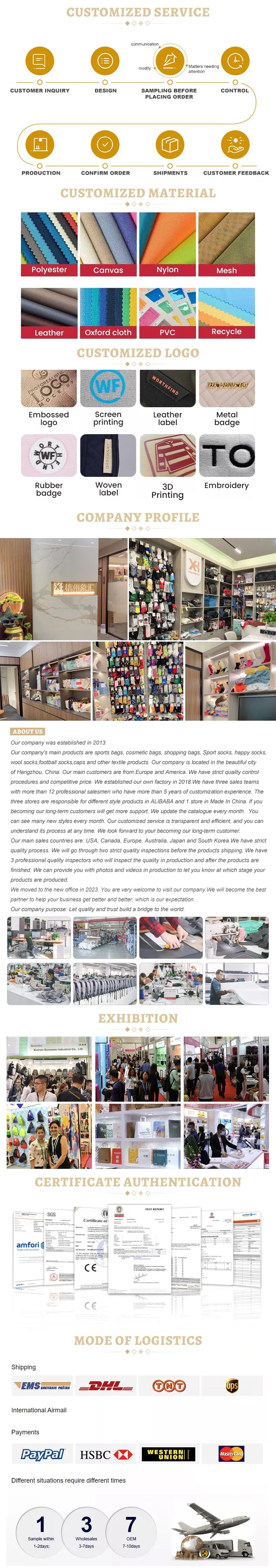 Xianghui Shoes Compartment Waterproof Gym Sport Bags Travel Luggage Bags