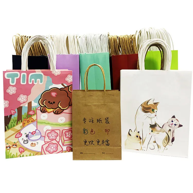 Xianghui Custom Logo Print Promotion Shopping Paper Bag