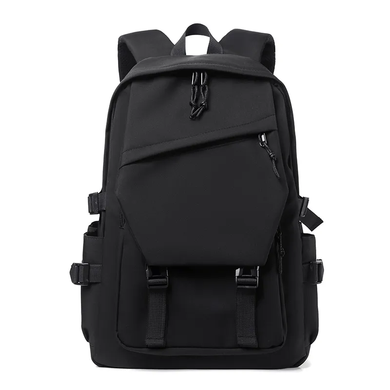 Xianghui Can Made New Load Reduction Schoolbag Male and Female College Students Large Capacity Polyester Backpack