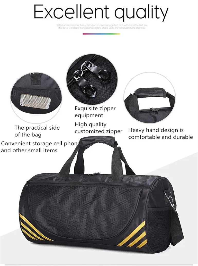 Xianghui Waterproof Custom Logo Outdoor Exercise Yoga Travel Gym Bag