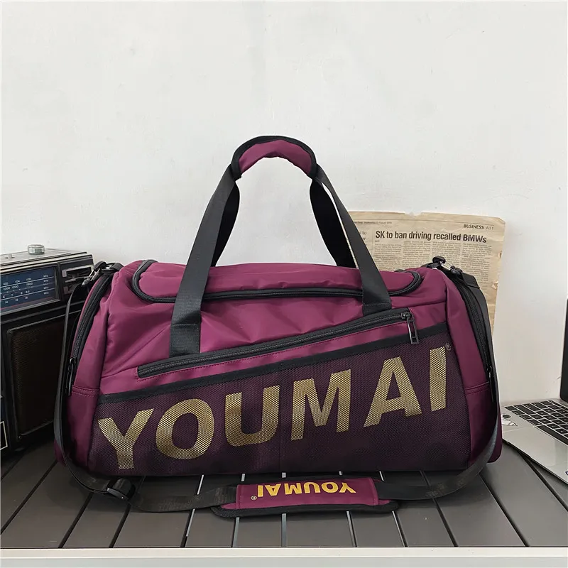 Xianghui Travel Hand Duffel Bag Dry Wet Separation Sports Fitness Bag Women
