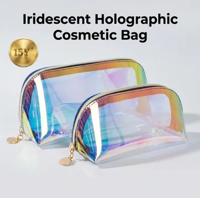 Xianghui Custom Bags Packaging Gift Make up PVC Zipper Cosmetic Wash Beauty Makeup Brush Bag