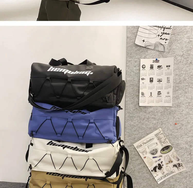 Xianghui Custom Gym with Wet-Dry Separation, Swim Bag for Sports Training, Unisex Large Capacity Waterproof Storage Tote Travel Bag