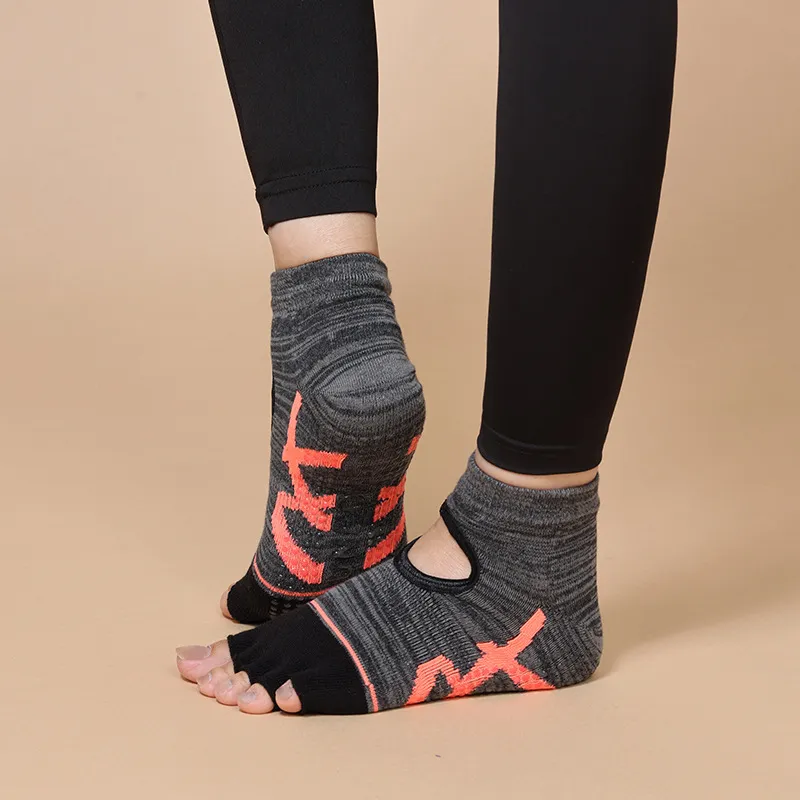 Xianghui Wholesale Cotton Elastic Breathable Non-Slip Yoga Toe Ankle Socks