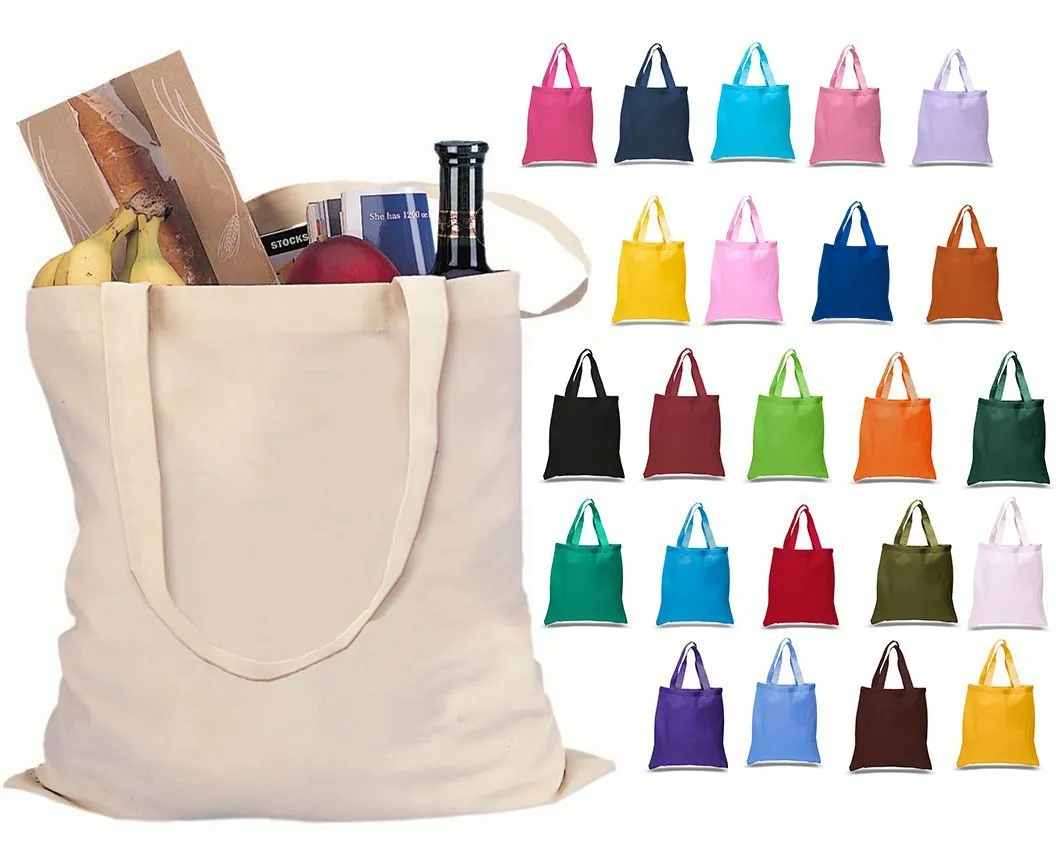 Xianghui Eco Friendly Cotton Canvas Shopping Tote Bag Reusable Shopping Bags