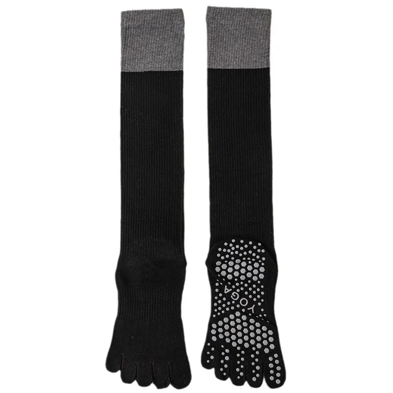 Xianghui Long Calf Pressure Professional Pilates Fitness Dance Toe Sport Yoga Socks