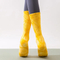 Xianghui Professional Non-Slip Tie Dye Indoor Yoga Crew Socks with Terry