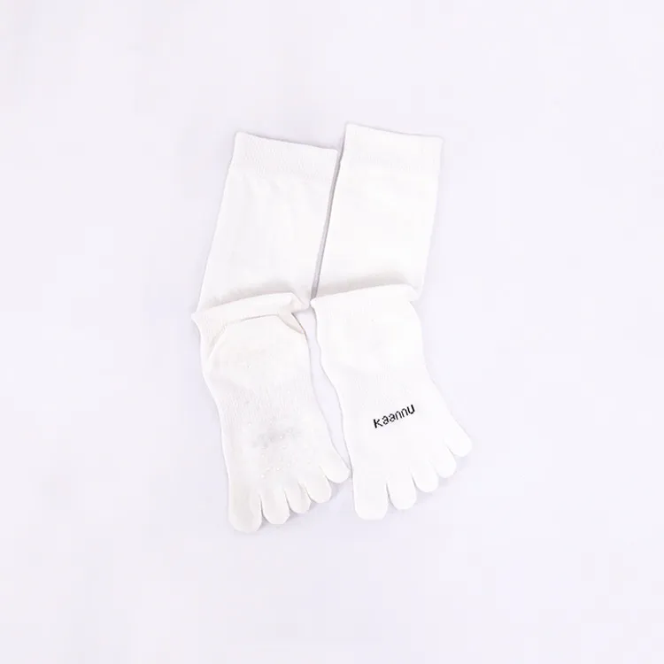 Xianghui Pilates Beginners Five Fingers Non-Slip Yoga Socks Professional Female Compression Socks