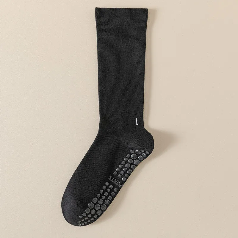 Xianghui Sports Customized Training Cotton Legging Knee Non-Slip Knitting Wholesale Yoga Women Stocking Socks