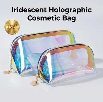 Xianghui Custom Bags Packaging Gift Make up PVC Zipper Cosmetic Wash Beauty Makeup Brush Bag