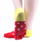 Xianghui Professional Female Non-Slip Breathable Yellow Duck Toe Dance Yoga Socks