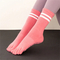 Xianghui Pilates Professional Cotton Women Non -Slip Silicone Toe Yoga Sports Socks