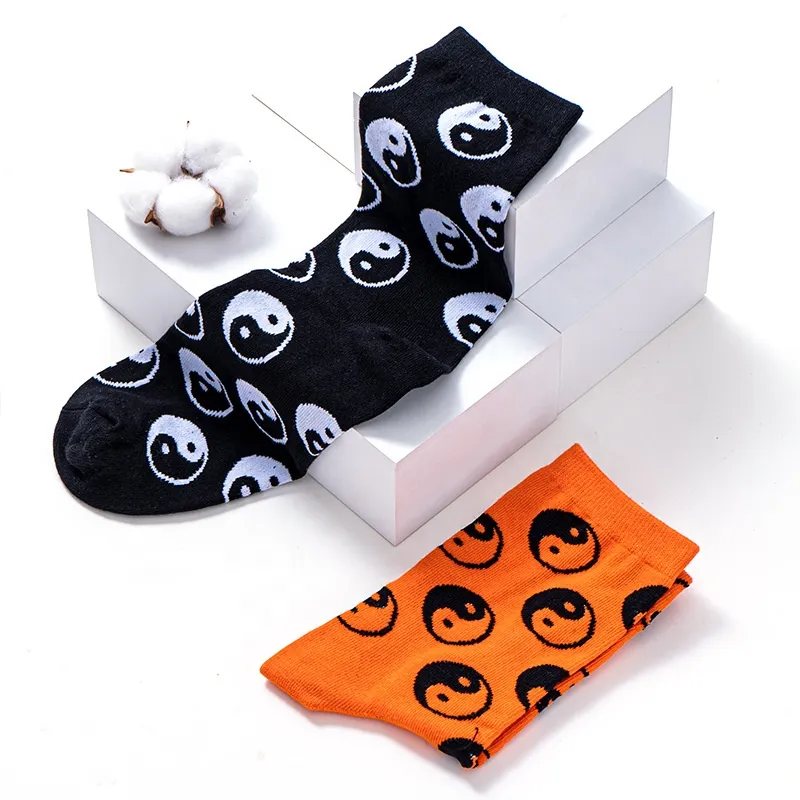 Xianghui Wholesale Can Custom Logo Printing Cotton Print Men Unisex Socks