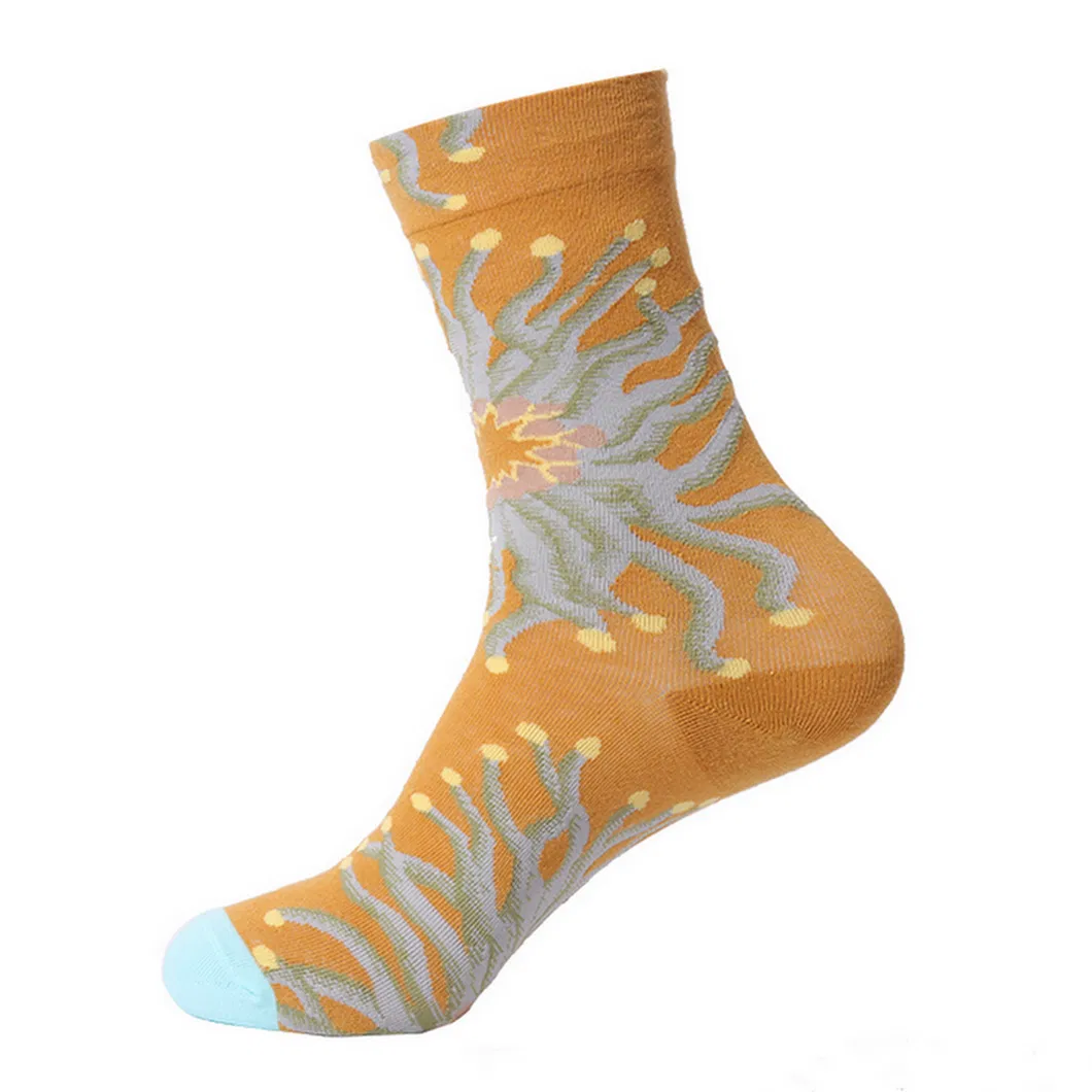 Xianghui Crew Men Custom Jacquard Novelty Fashion Happy Socks for Women