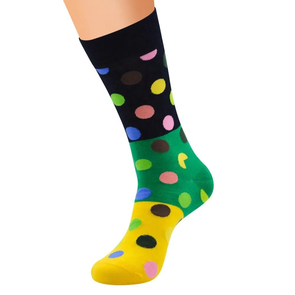 Xianghui Cotton Soft Unisex Funny Custom Design Fashion Happy Socks for Men