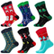 Xianghui Spot Cross-Border Santa Men's Tube Socks Cotton Socks
