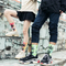 Xianghui Tie Dye Socks Novelty Maple Leaf Crew Men Weed Socks