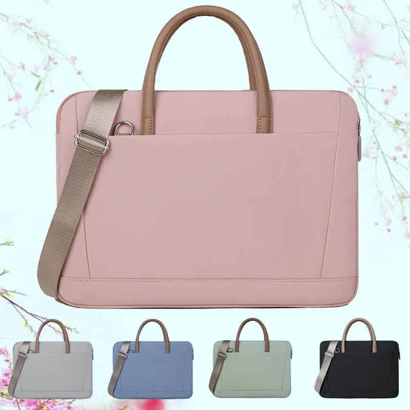 Xianghui Wholesale Printed Logo Laptop Waterproof Briefcase Tote Bags