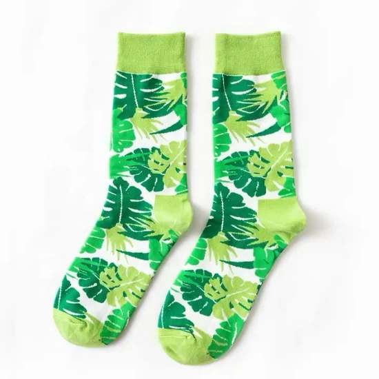 Xianghui Happy Animal Plant Custom Patterns Cotton Adult Fancy Stockings