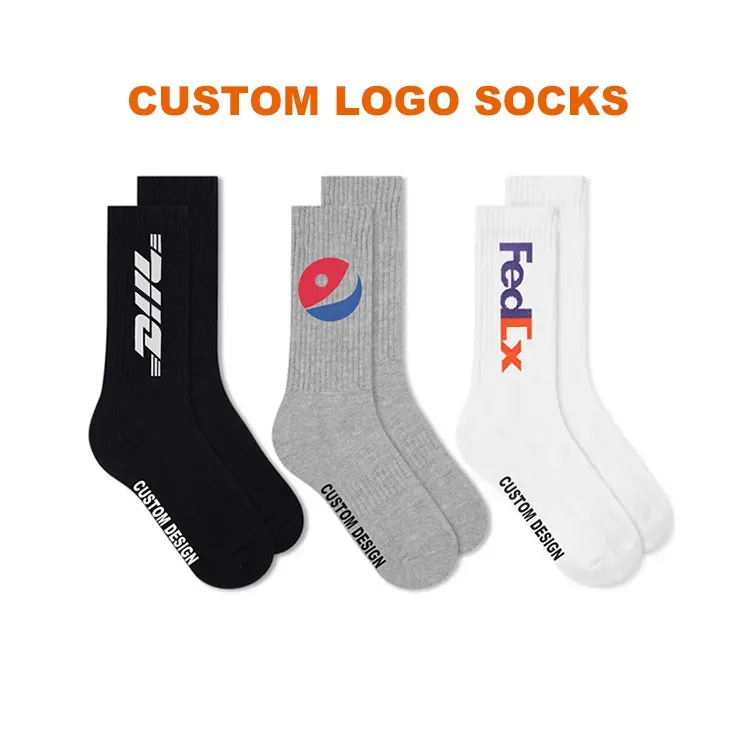 Xianghui Designer Sport Anti Slip Basketball Athletic Customized MID Length Sports Socks