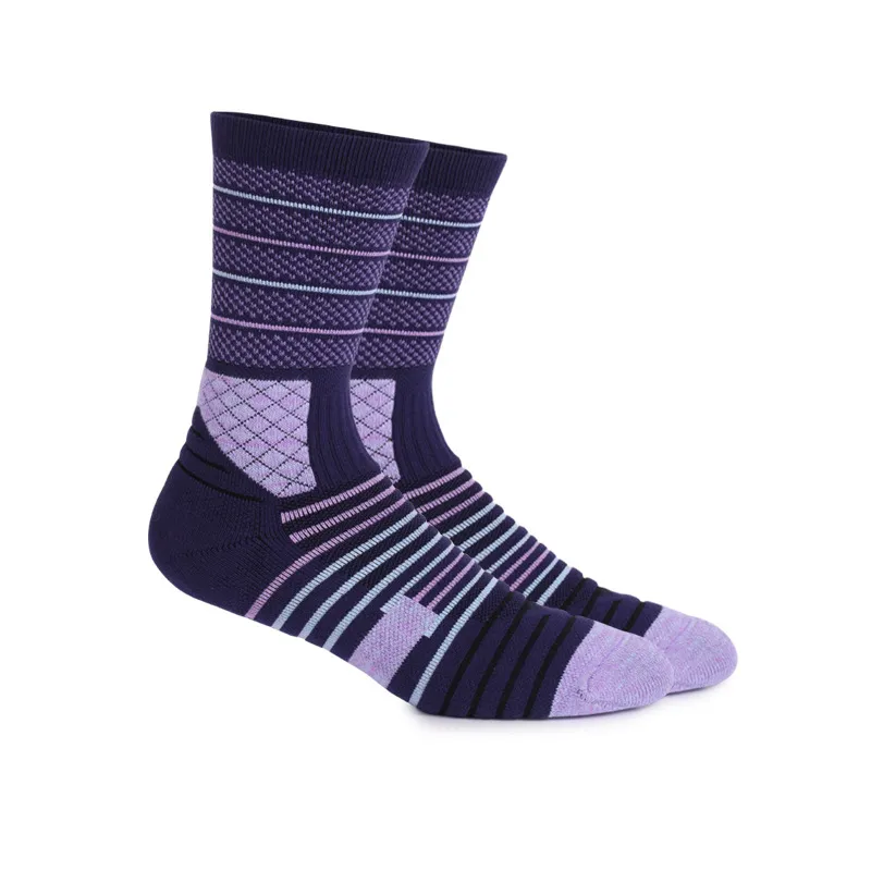 Xianghui Terry High Quality Cotton Athletic Running Basketball Sport Crew Men Socks