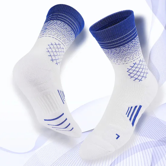 Xianghui Wholesale Mens Breathable Cushion Sports Athletic Basketball Sock