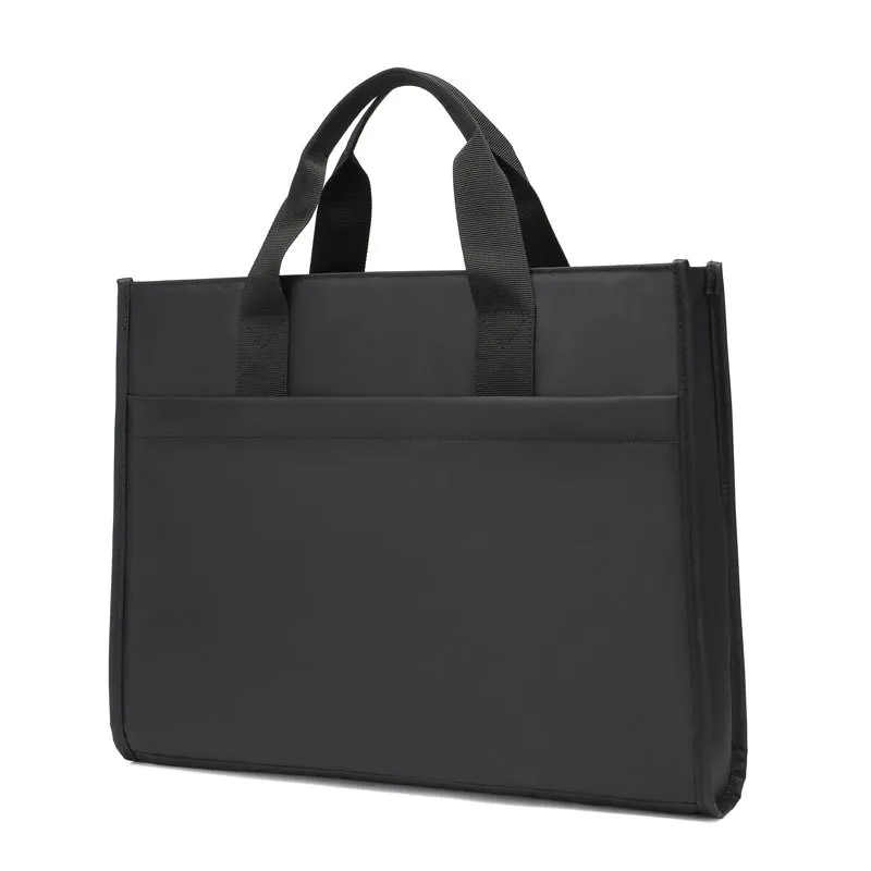 Xianghui Handheld Business Trips Men's Office Casual Handbag Oxford Cloth Briefcase