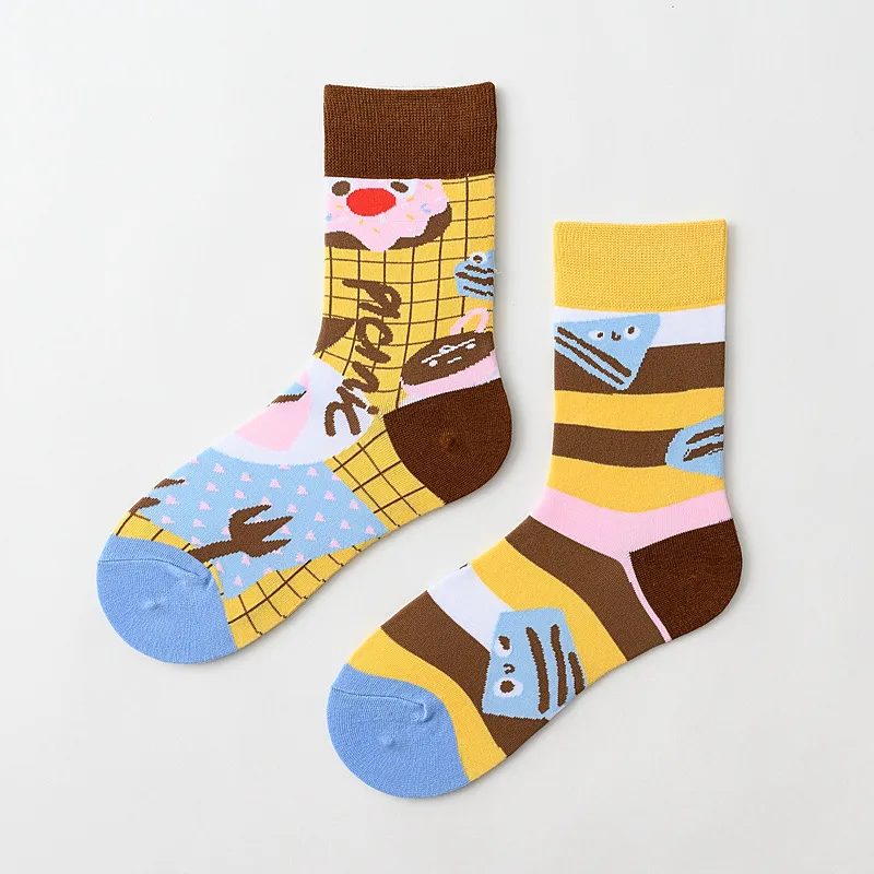Xianghui High Quality Alien Planet Street Trendy Cotton Tube Socks