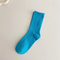 Xianghui Candy Color Women Crew Socks Fashion Cotton Socks