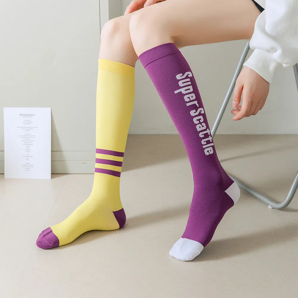 Xianghui Breathable 100% Cotton High Compression Socks for Women and Men