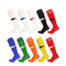Xianghui Knee High Simple Style Bright Colorful Men Long Soccer Football Socks