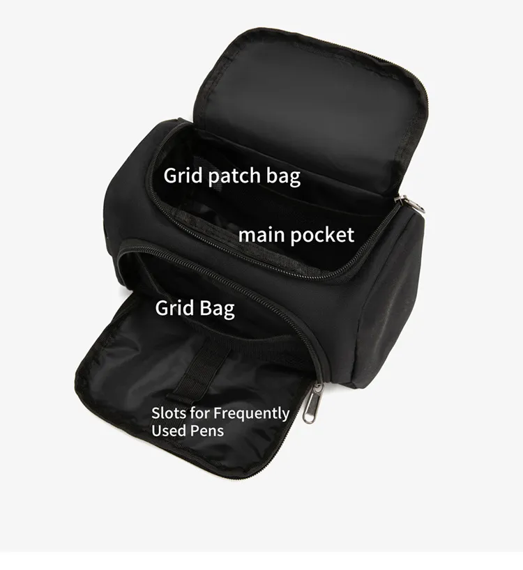 Simple Students Multi-Layer Pencil Pouch Large-Capacity Pencil Case Creative Lovely Stationery Pencil Bag