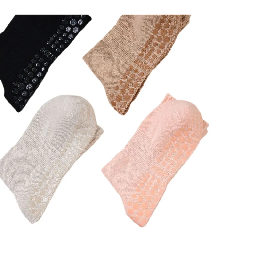 Xianghui Custom Color Wholesale Print Logo Women Non-Slip Pilates Sport Yoga Socks