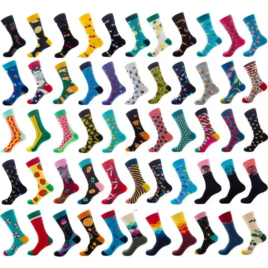 Xianghui Logo Custom Men Women Cotton Logo Tube Ankle Outdoor Happy Socks