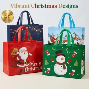 Xianghui Christmas Gift Bag Non-Woven Film Cartoon Environmental Protection Shopping Bags