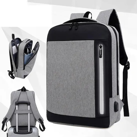 Xianghui Men's Laptop Bag Casual and Simple Work City Commuter Backpack