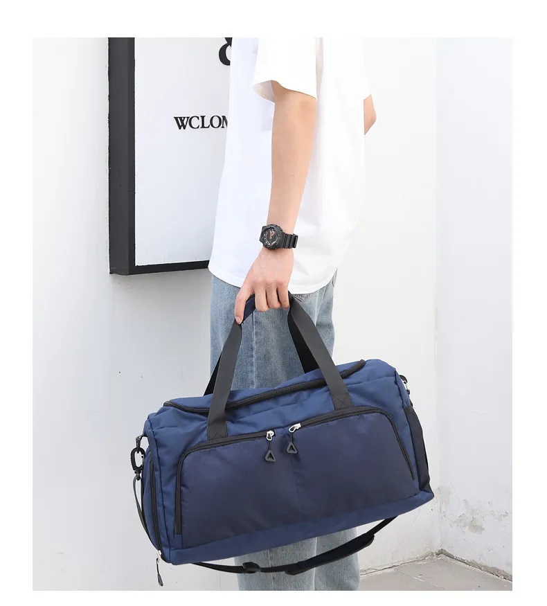 Xianghui Lightweight Low MOQ Large Bag Fitness Bag with Large Opening Dry and Wet Separation Independent Shoe Compartment