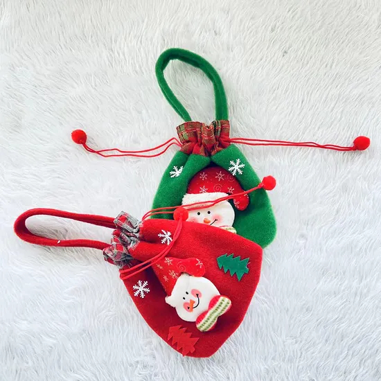 Xianghui Santa Claus Christmas Easter Gift Bag Non-Woven Pouch Bags