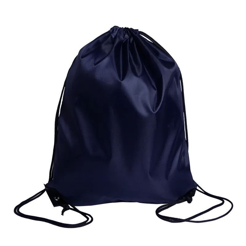 Xianghui Custom Promotional Polyester Drawstring Bag Bunched Pocket Nylon Bag