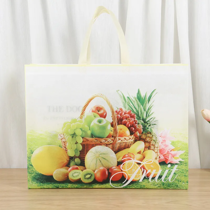 Xianghui Non-Woven Portable Handbag Supermarket Shopping Bag Home Clothing Food Bag