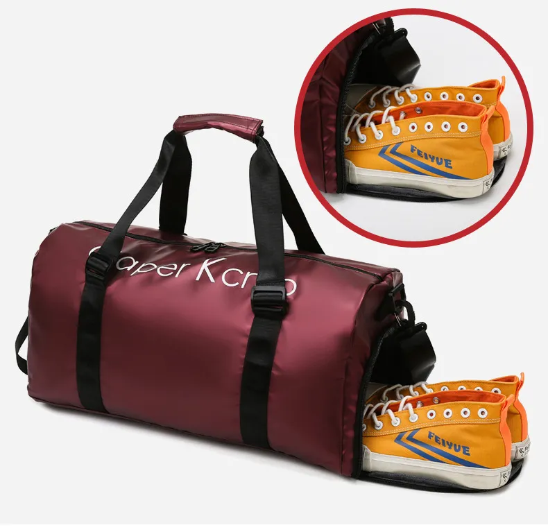 Xianghui Customized Logo Duffle Waterproof Dry Sport Gym Travel Nylon Sports Bags