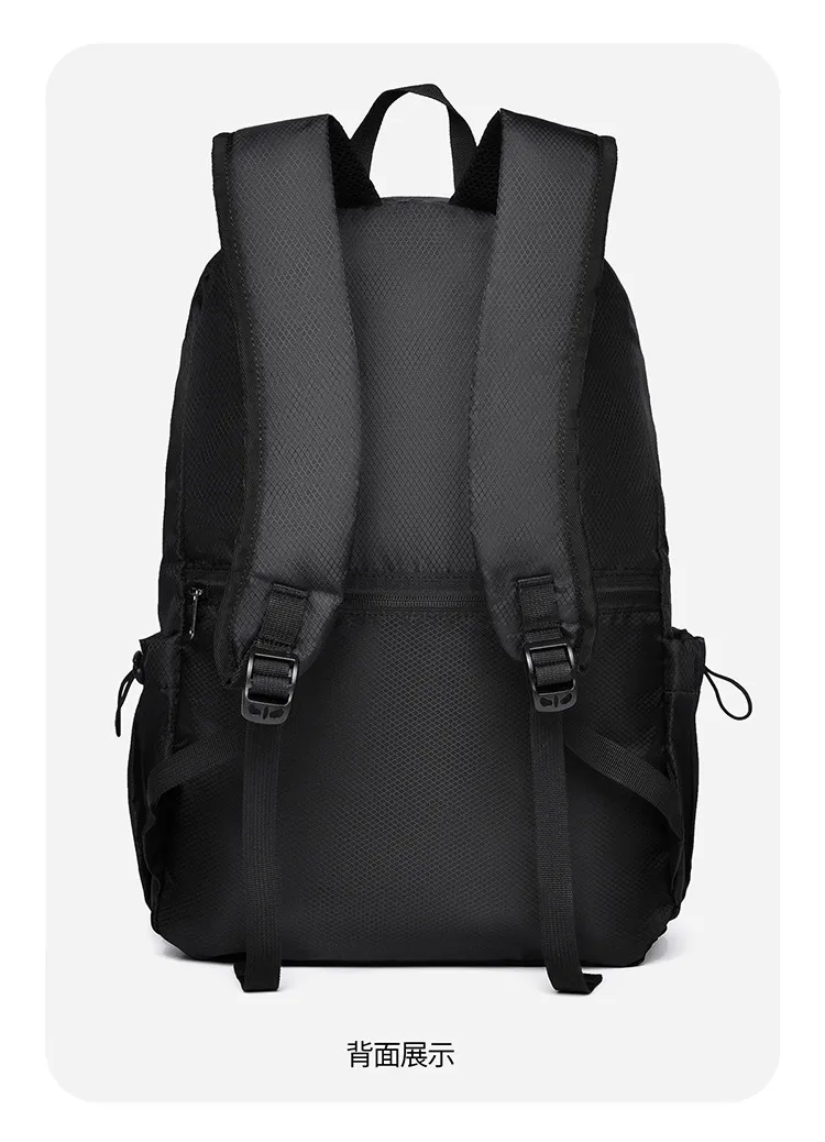 Xianghui New Outdoor Foldable Bag Lightweight Water Resistant Travel Bag Gym Sports Backpack Large Capacity Gift Backpack