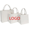 Custom Logo Burlap Foldable Tote Grocery Bags Reusable Jute Shopping Bags