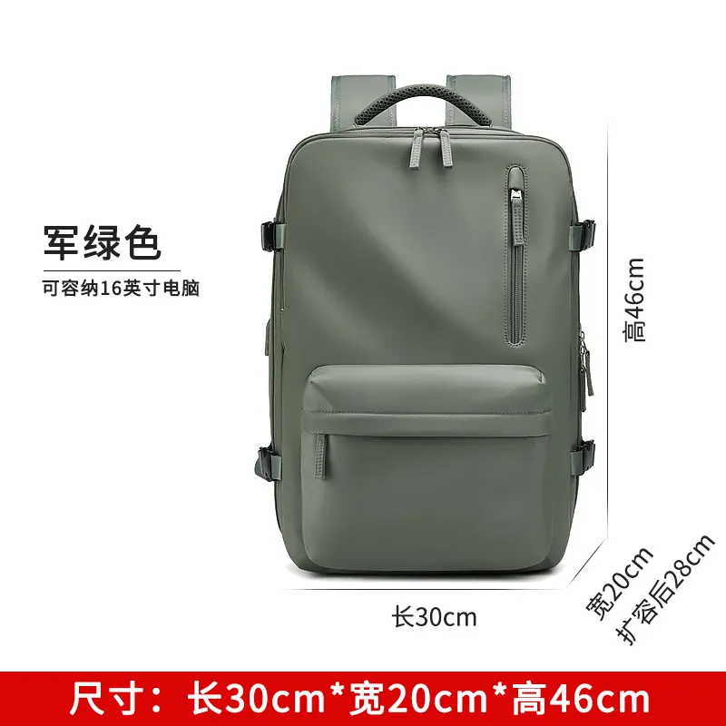 Xianghui Travel Business Leisure Laptop Bag Backpack with Belt for Men