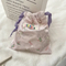 Xianghui Cartoon Bear Drawstring Storage Bag Cosmetic Pouch Sundries Lipstick Bag Coin Pouch Travel Packing Bag