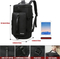 Xianghui Gym Bag Sports Duffle Bag Travel Backpack Shoes Compartment Black Golf Bag