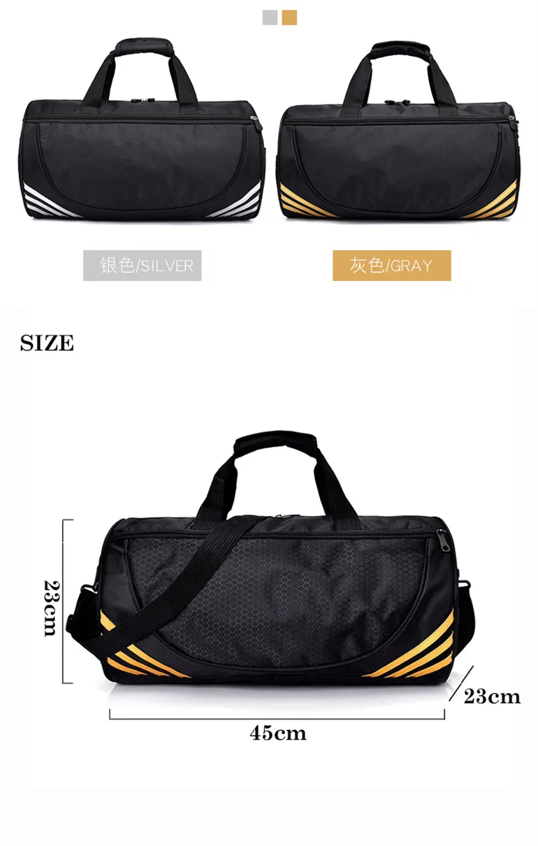 Xianghui Waterproof Custom Logo Outdoor Exercise Yoga Travel Gym Bag