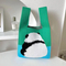 Xianghui Colorful Handbag Women's Knitted Bag Versatile Wrist Bag Tote Bag