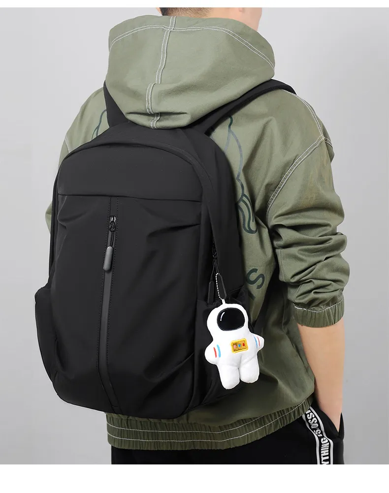 Backpack Casual Street Oxford Waterproof Schoolbag Backpack for Men and Women